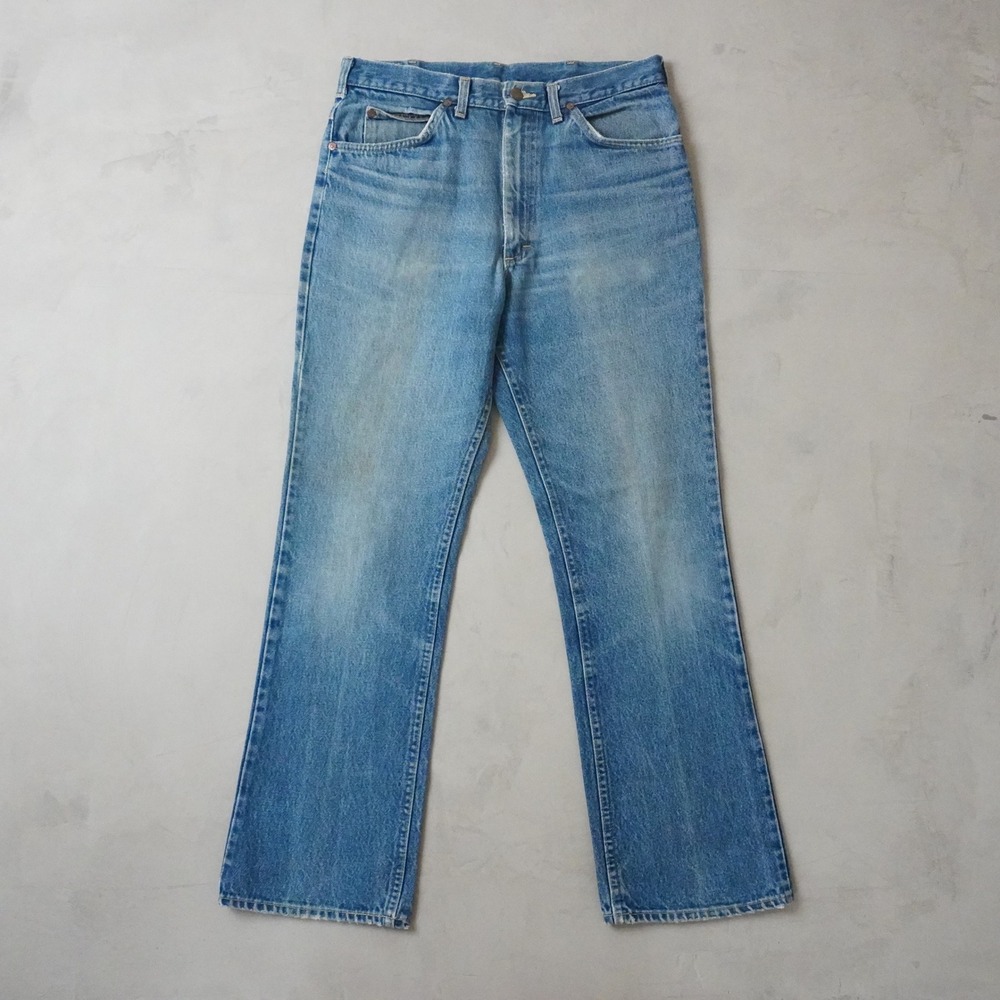Vintage Lee 200 Jeans 34x32 Mens 90s Blue Straight Leg USA Made Denim